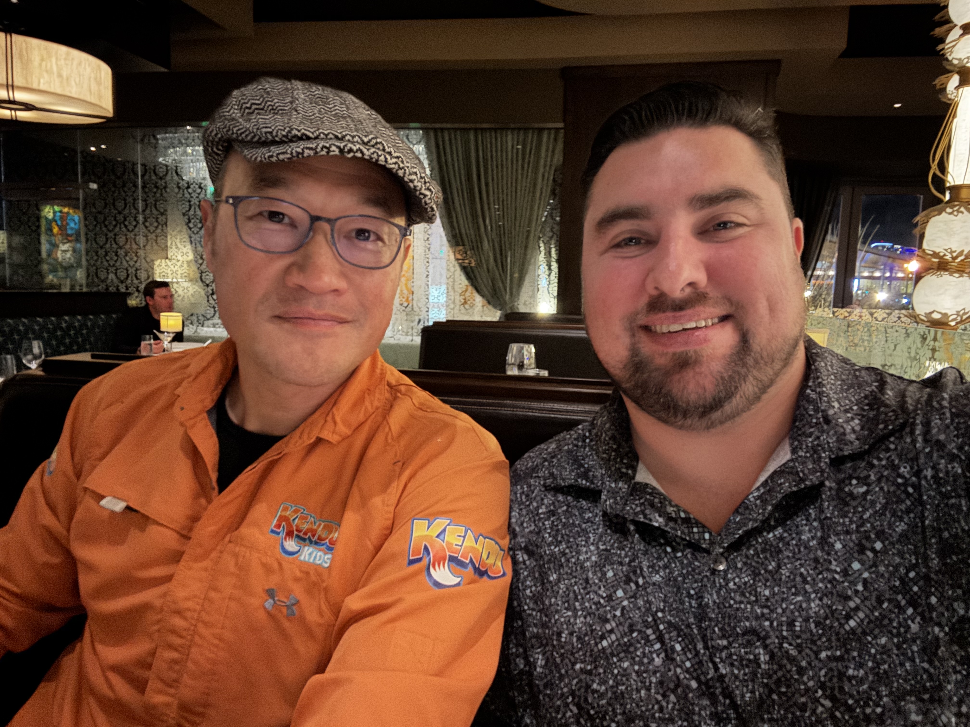 Eric with Davy Liu
