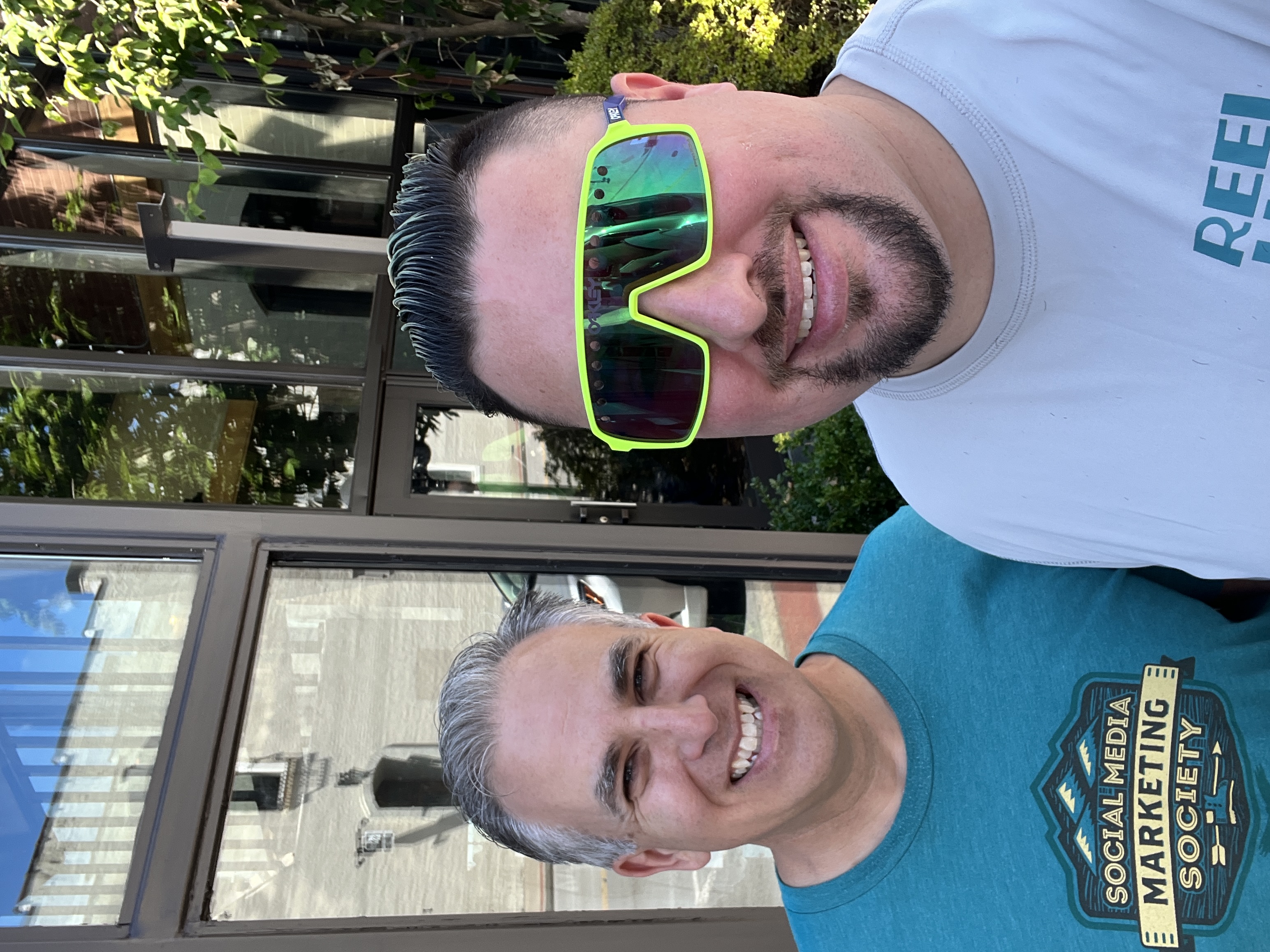 Eric with Michael Stelzner